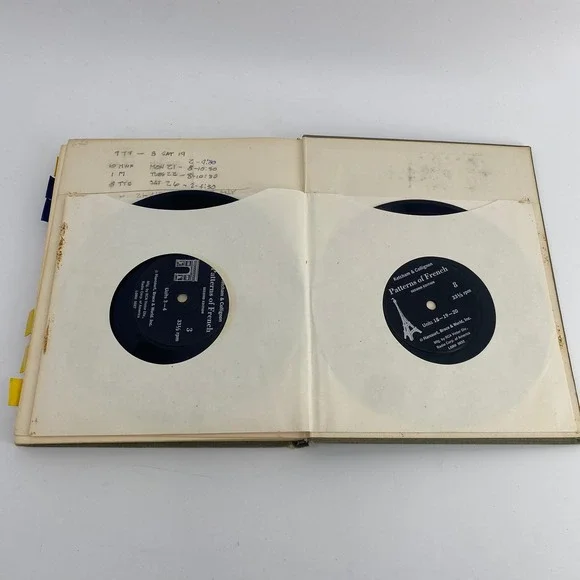 Patterns of French Second Edition Book with 2 Vinyl Records by Ketcham Collignon - Picture 10 of 10